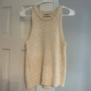 J. Crew Knit Pointelle Sweater Tank